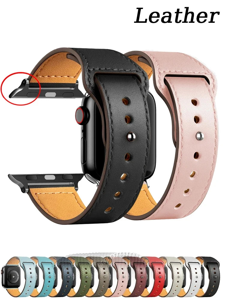 Leather Apple Watch Band